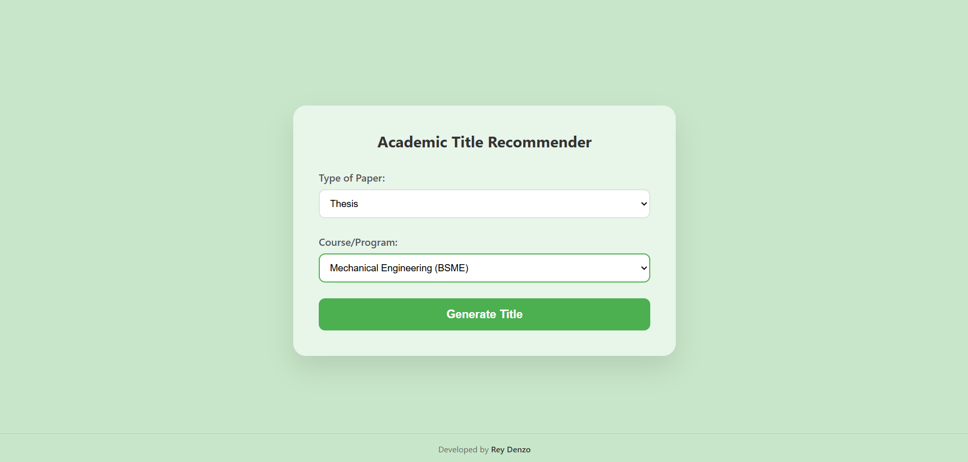 Empty Results State