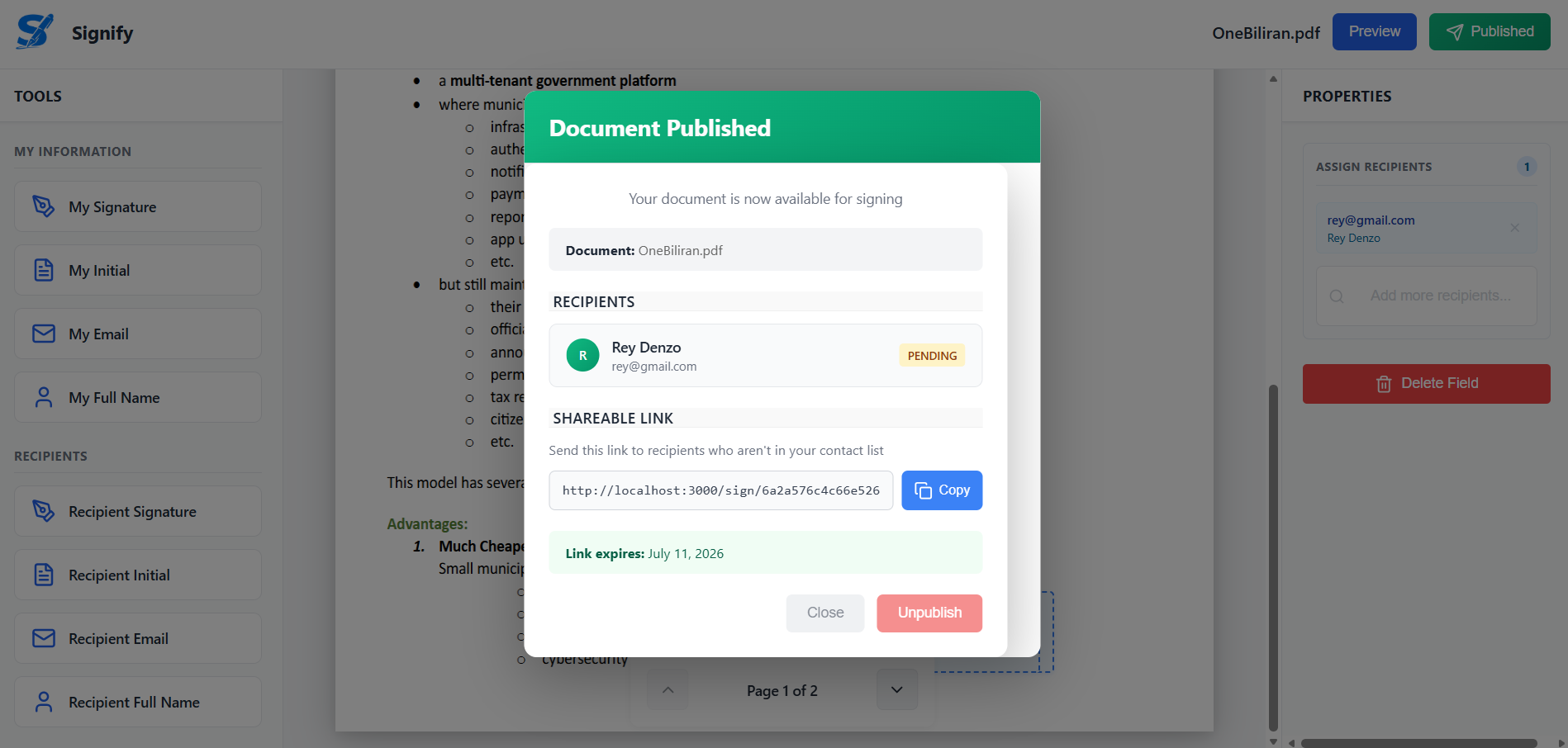 Publish Workflow