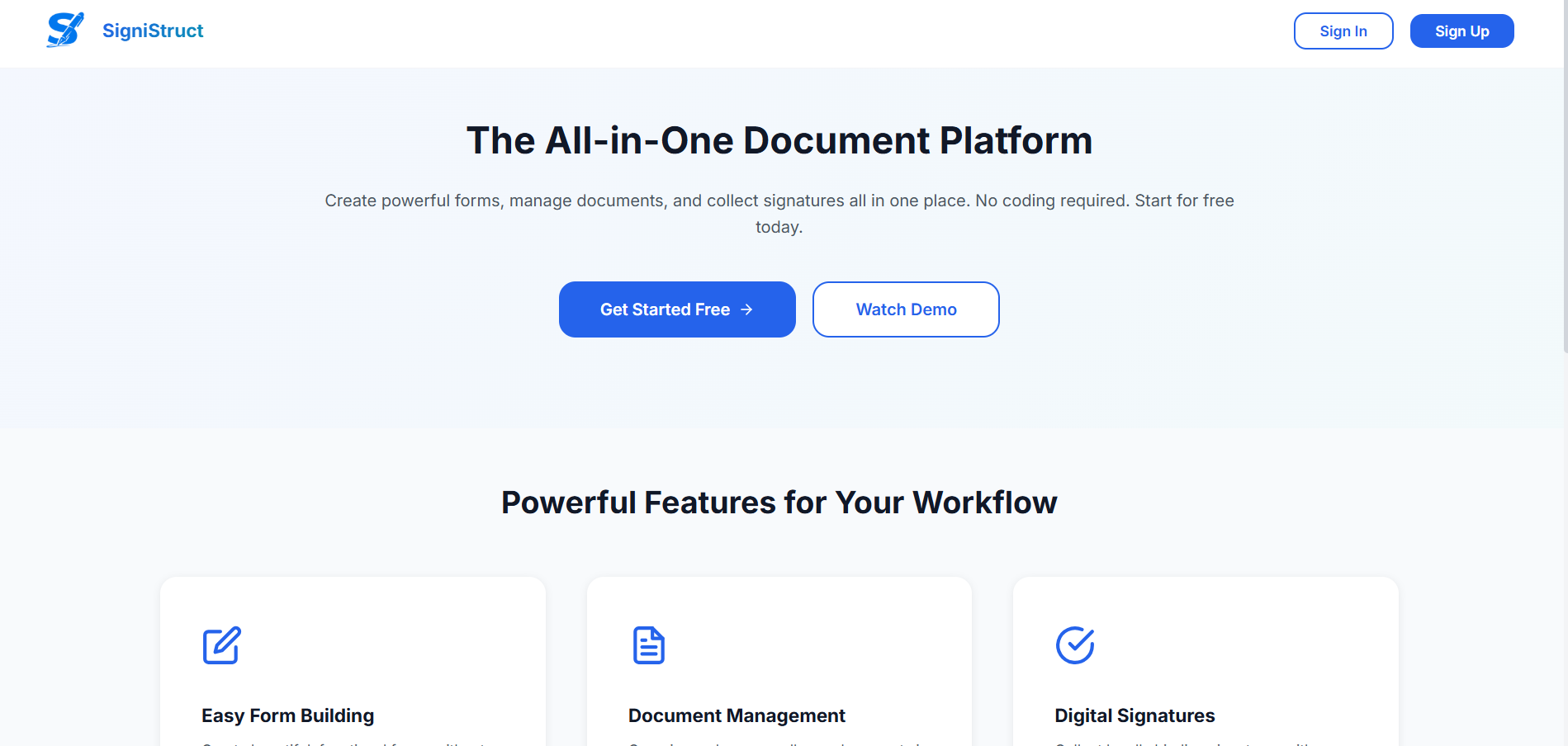 Landing Page