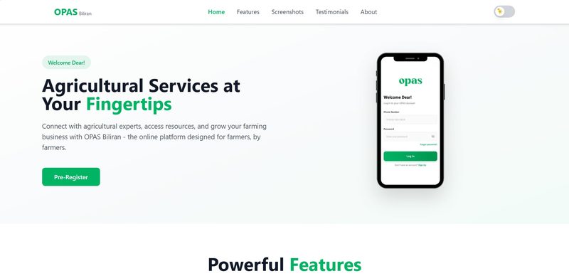 OPAS Mobile Application